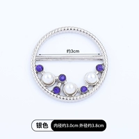 № 9 серебро [внутренний диаметр составляет около 3 см]