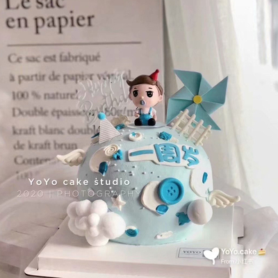 满月周岁生日蛋糕装饰摆件奶嘴宝宝BB婴儿推车甜品台派对装饰插牌