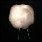 创意生日蛋糕装 饰摆件插件 发光LED绵绵花云朵灯小夜灯棉花灯插牌