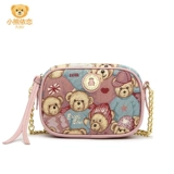 Сумка для телефона, сумка через плечо, сумка на одно плечо, небольшая сумка, с медвежатами, 2020