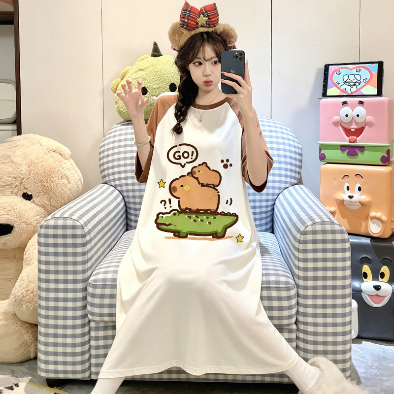 睡裙女款2026新款夏季莫代尔睡衣