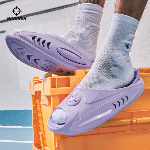 准者鲨鱼2运动拖鞋篮球凉拖