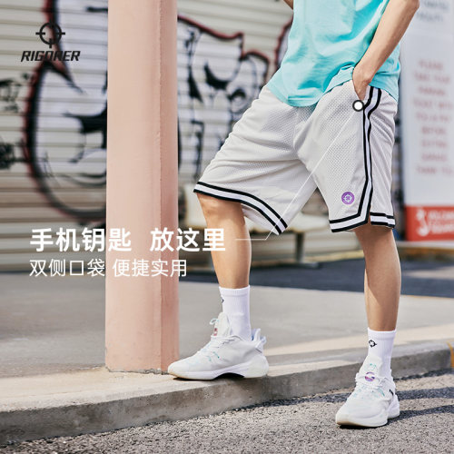 准者篮球裤速干跑步五分裤