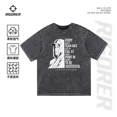 准者联名短袖T恤手绘纯棉上衣