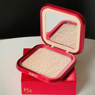 兔兔那么可爱~Kiko兔年限定双层定妆防晒粉饼SPF25干湿两用12g