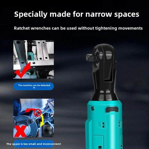 大一电动棘轮扳手无刷可充电90度直角扳手快速阶段桁架工艺品