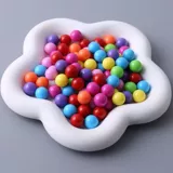 12 мм непористые бусины, ювелирные аксессуары «сделай сам», гладкие яркие цвета, реквизит для фотографии, твердые акриловые бусины