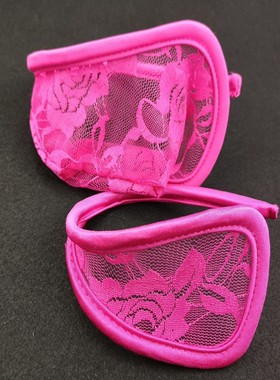 高叉内裤女无腰内裤蕾丝C型内内心形C字裤隐形情侣T裤礼服胖次透