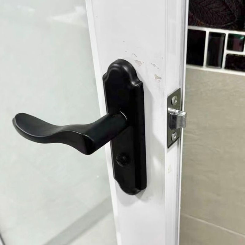 不锈钢执手无钥匙通用型厕所门锁无钥匙洗手间卫生间卫浴门锁