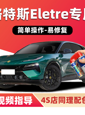 路特斯eletre补漆笔加洛韦绿色汽车漆划痕修复神器星际黑色自喷漆