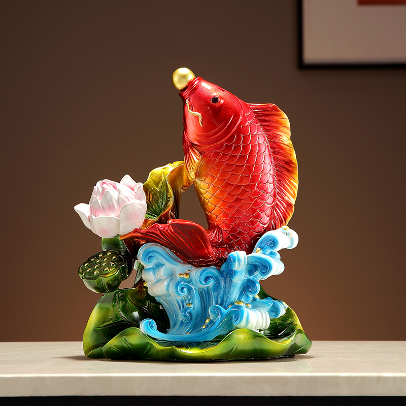 蒂丝尼年年有鱼桌面摆件