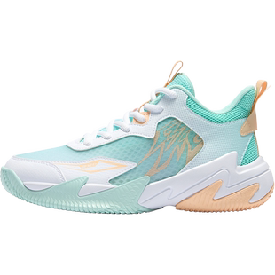 悍将|361度童鞋男童篮球鞋冬季皮面儿童中大童专业实战防滑运动鞋