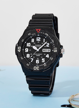卡西欧手表男学生运动防水男士指针手表MRW-200H海外直邮