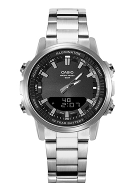 卡西欧手表男士大表盘十年电力商务男表AMW-880D海外直邮