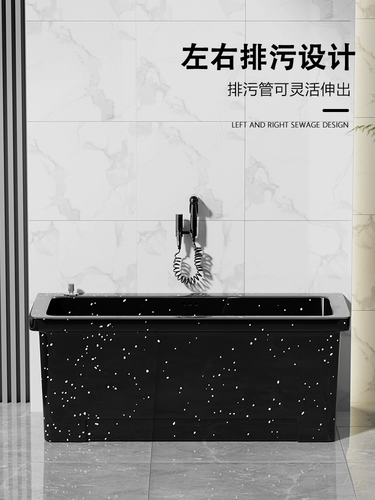 唯雅士 Очень большой черный керамический бассейн для бассейна ванная комната бассейн бассейн бассейн Специальный бассейн для бассейна швабры