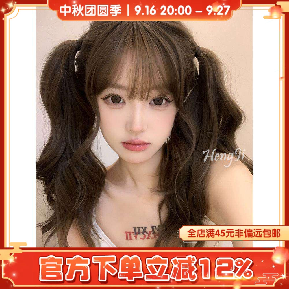 哼唧温柔气质波浪卷长卷发图片