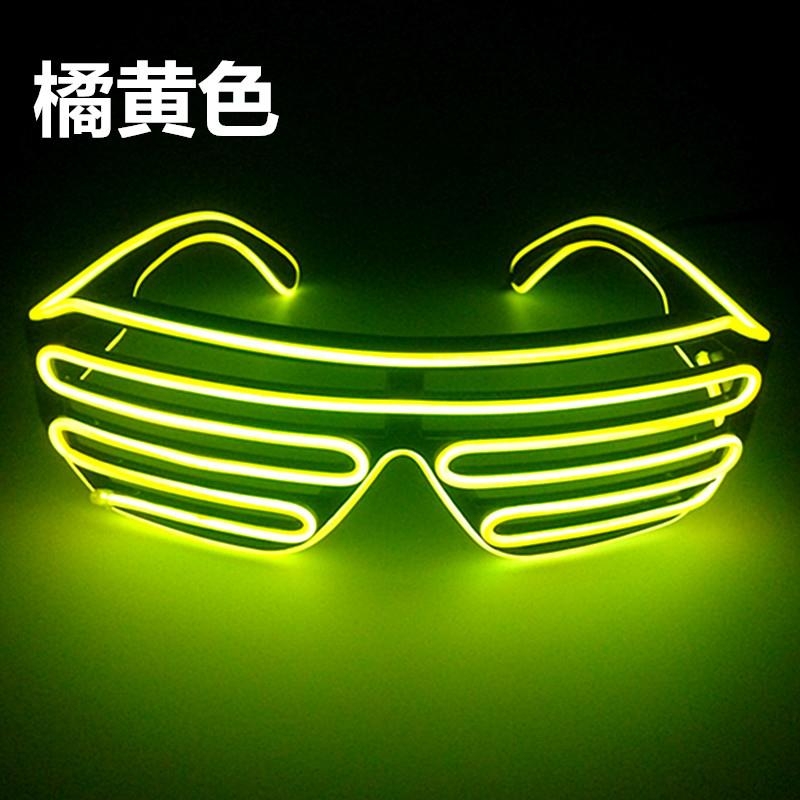 白光墨镜dj会发光眼镜百叶窗冷光男酒吧led夜场街拍荧光网红同款在类目 玩具/童车/益智/积木/模型, 电子/发光/充气/整蛊玩具, 发光玩具中 - 来自Buy2taobao.com提供专业的淘宝代购服务