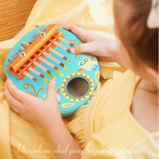 Djeco卡林巴拇指钢琴拇指儿童音乐玩具初学音乐乐器木质女孩礼物