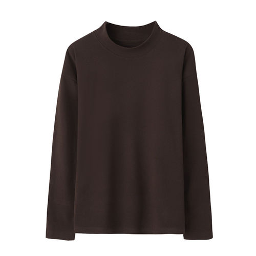 YUXIAN余闲東崛NOLOGO亿万少年1807西西里男装290g宽松德绒打底衫