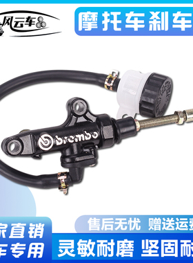 适用雅马哈FZR250/400海豚/TZR/FZX750/R1/R6鲍鱼后刹车一字下泵