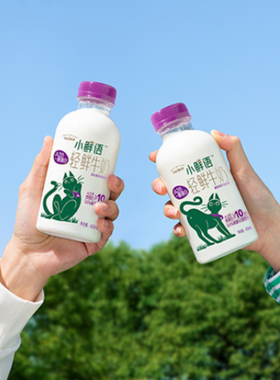 每日鲜语小鲜语A2β酪蛋白鲜牛奶450ml*4瓶+A2β酪蛋白250ml*6瓶