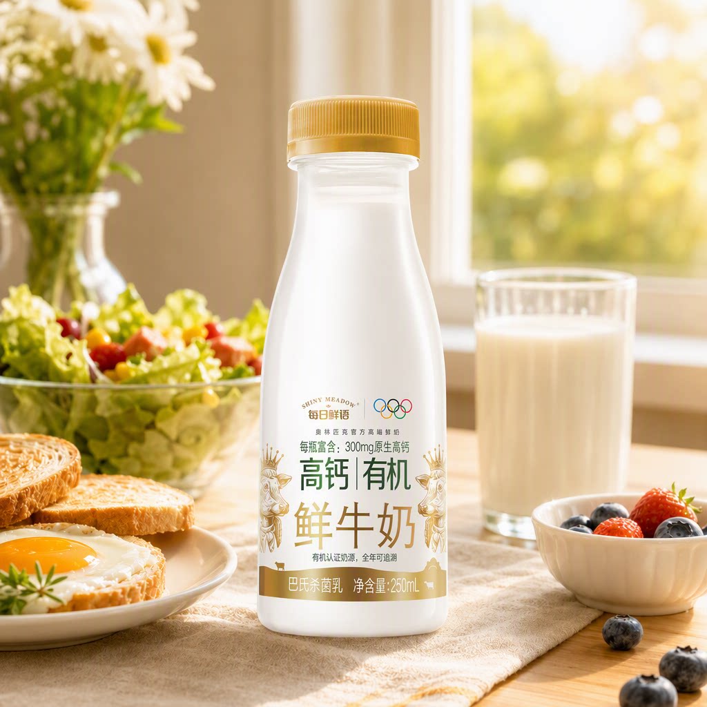 每日鲜语高钙有机鲜牛奶250ml*3全脂185ml*7瓶 27.8元 - 86线报