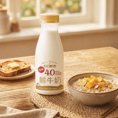 每日鲜语4.0全脂鲜奶250ml*6瓶