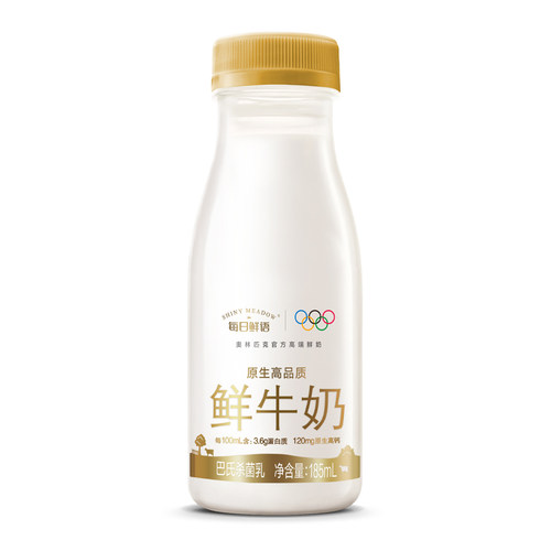 每日鲜语鲜牛奶3.6蛋白185ml