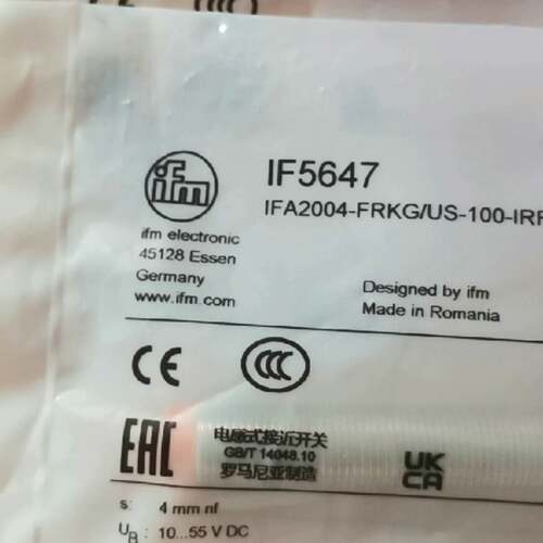 可议价易福门IFM传感器IF5647 IF5539 IF5345维修