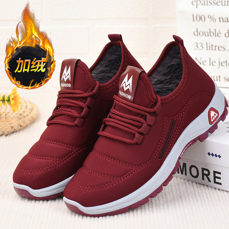 棉鞋加绒保暖软底休闲二棉布鞋