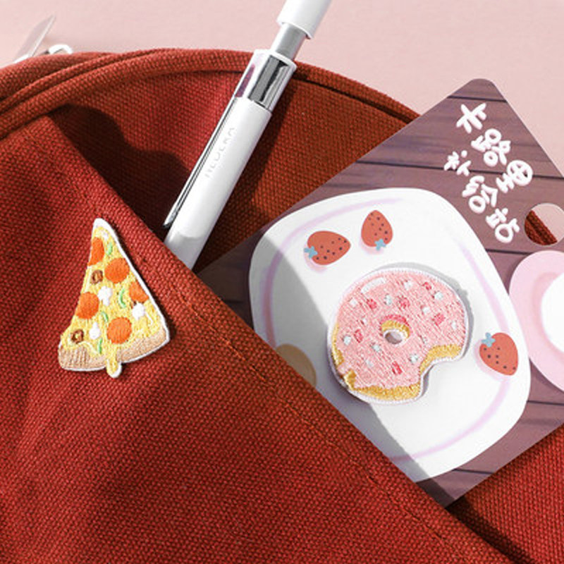 卡路里补给站 美食系列刺绣布贴DIY包包手账手机壳衣服补丁装饰贴在类目 居家布艺, 缝纫DIY材料、工具及成品, 缝纫DIY配件/辅料/配饰, 布贴中 - 来自Buy2taobao.com提供专业的淘宝代购服务