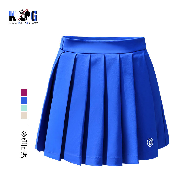 KG新款高尔夫服装球裙夏速干运动时尚裙短裙女半身防走光百褶裙裤