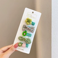 Зеленый комплект, в цветочек