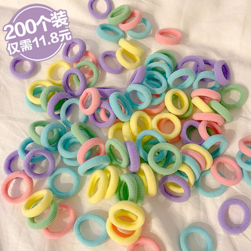 高定儿童高弹力扎发皮筋宝宝发圈