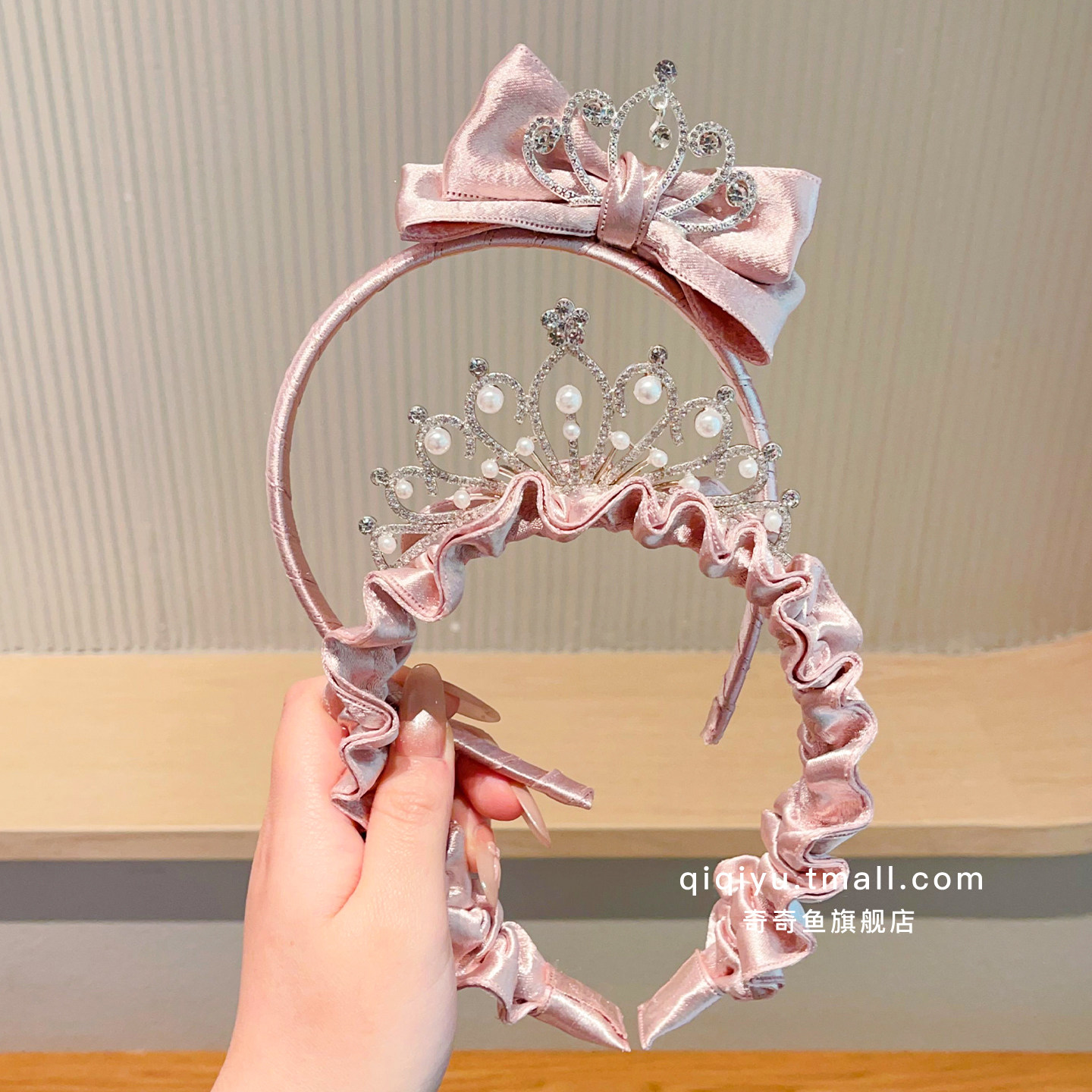 小女孩粉色系高级感发箍女孩珍珠发饰儿童蝴蝶结公主风不伤发头箍,童装/婴儿装/亲子装,发饰,淘宝优惠券,粉丝福利购,淘宝优惠卷