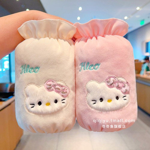 儿童可爱小猫印花袖套女童秋冬季