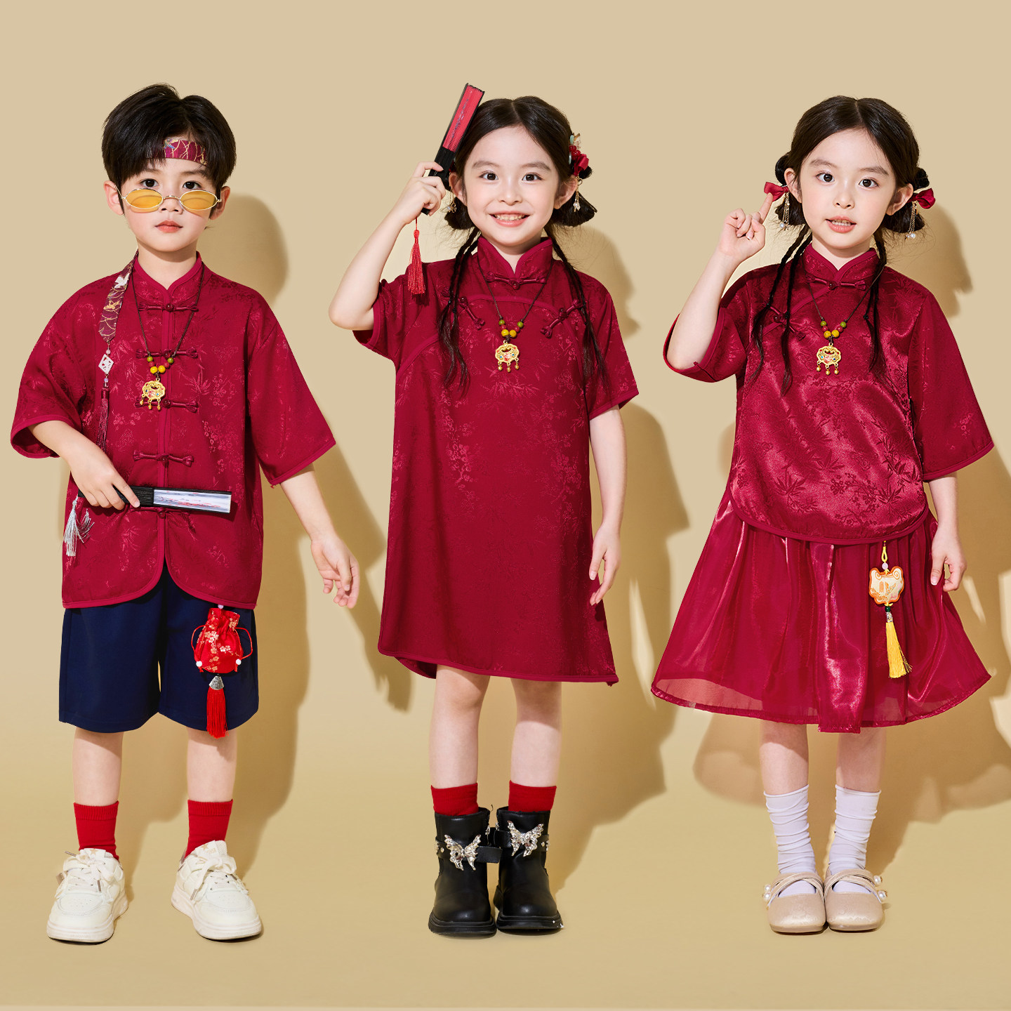 六一儿童演出服幼儿园合唱啦啦队