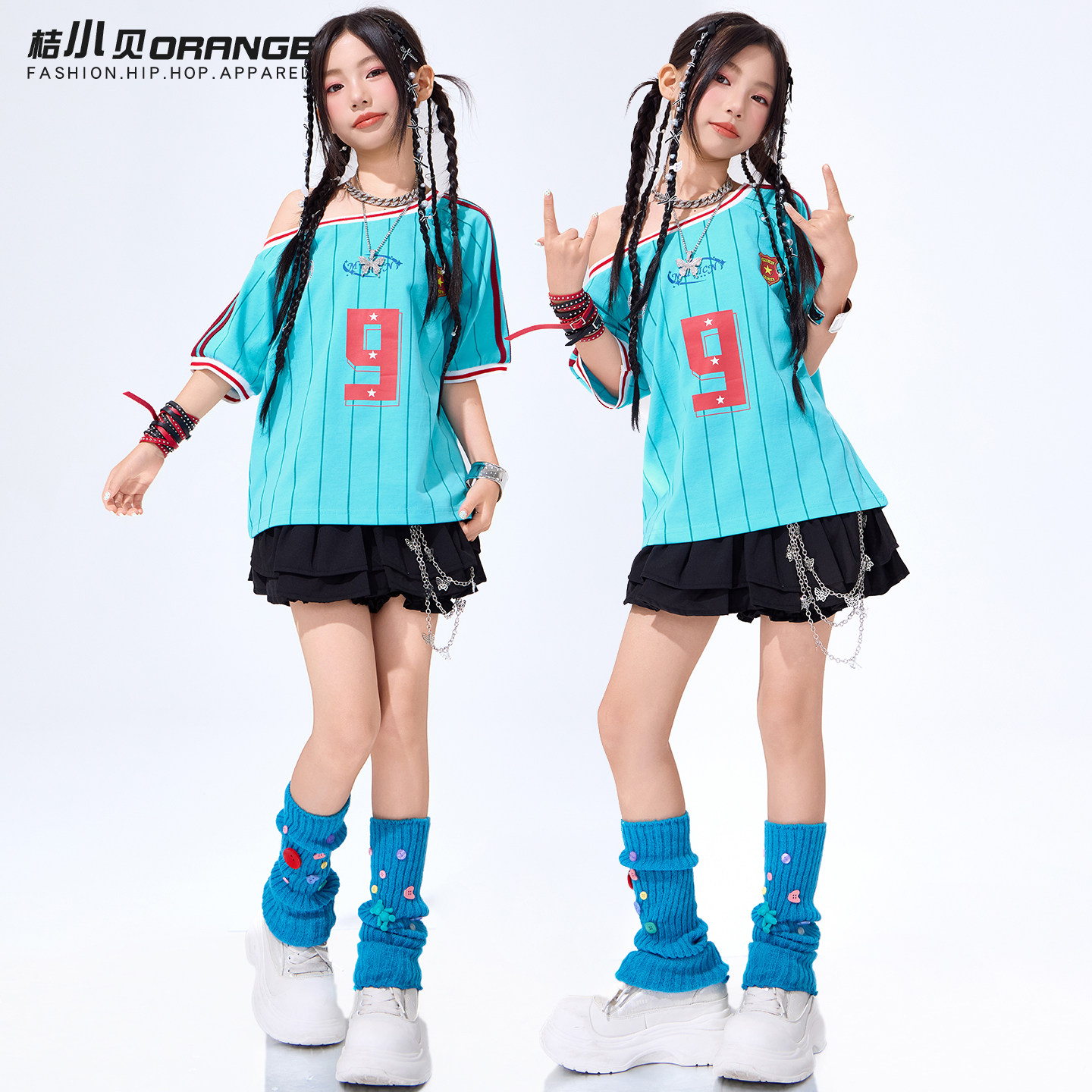 女童爵士舞服装少儿jazz练功服