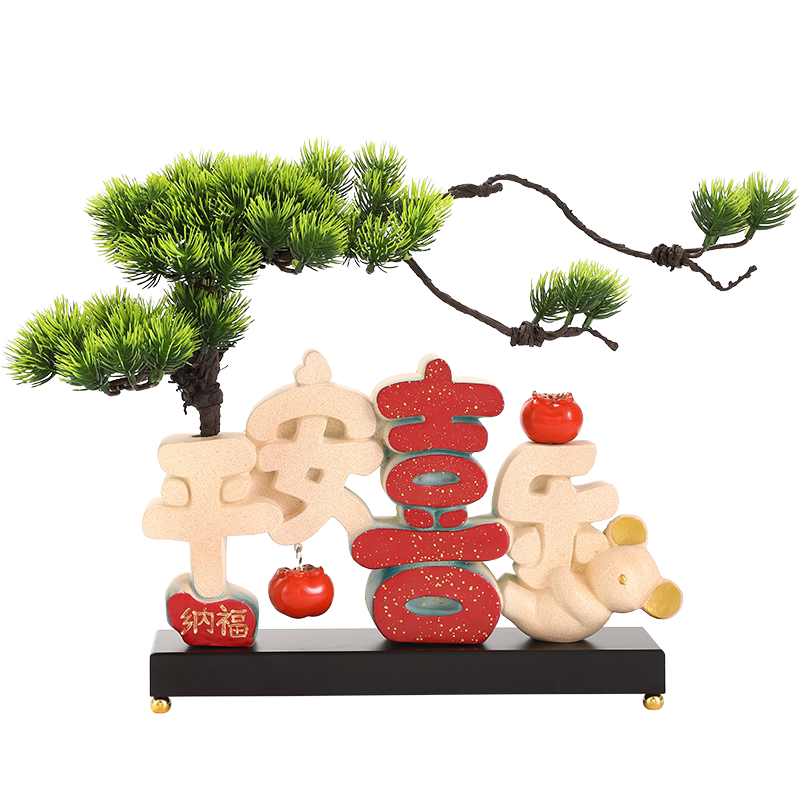 蕊顺轻奢客厅摆件玄关新居礼品