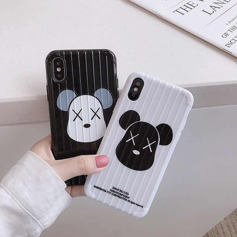 潮牌kaws暴力熊苹果6潮牌iphone7plus联名卡通XR手机壳XS情侣款XSmax女款7男8创意8plus旅行箱纹6plus防摔套|msdalam kategori Aksesori Digital 3C, Aksesori telefon bimbit, Kes telefon bimbit/Shell - dari Buy2taobao.com untuk memberikan perkhidmatan ejen Taobao profesional membeli