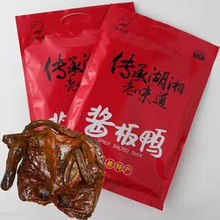酱板鸭湖南常德特产安乡卤味麻辣小零食手撕风干烤鸭香辣300g整只