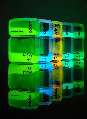 夜光流沙打火机外壳子亚克力透明新款创意荧光幸运流星替换无内胆