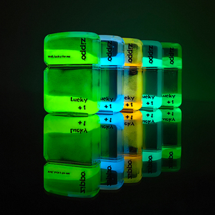 夜光流沙打火机外壳子创意荧光幸运流星热恋玫瑰替换无内胆非通用