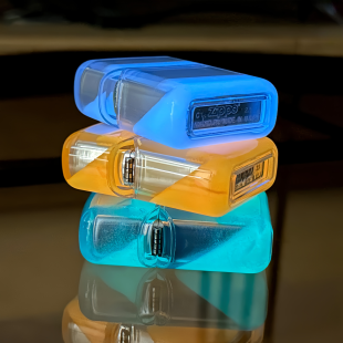 夜光流沙火机外壳炫酷煤油抖音小红书爆款荧光亚克力Zippo保护套