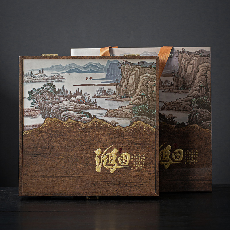 麦辞新款茶饼收纳盒高级感