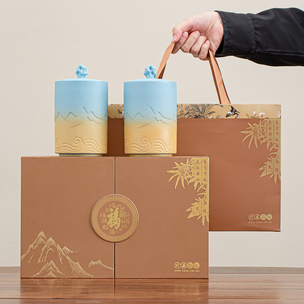 麦辞2025新款茶叶礼盒装空盒子图片