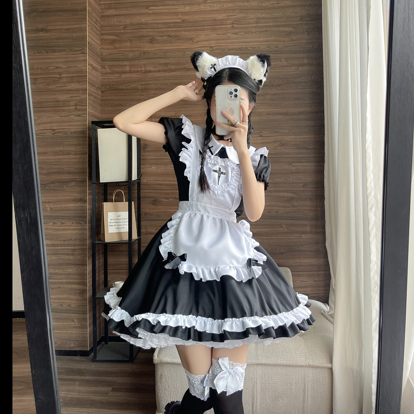 新款日本经典短袖女仆可