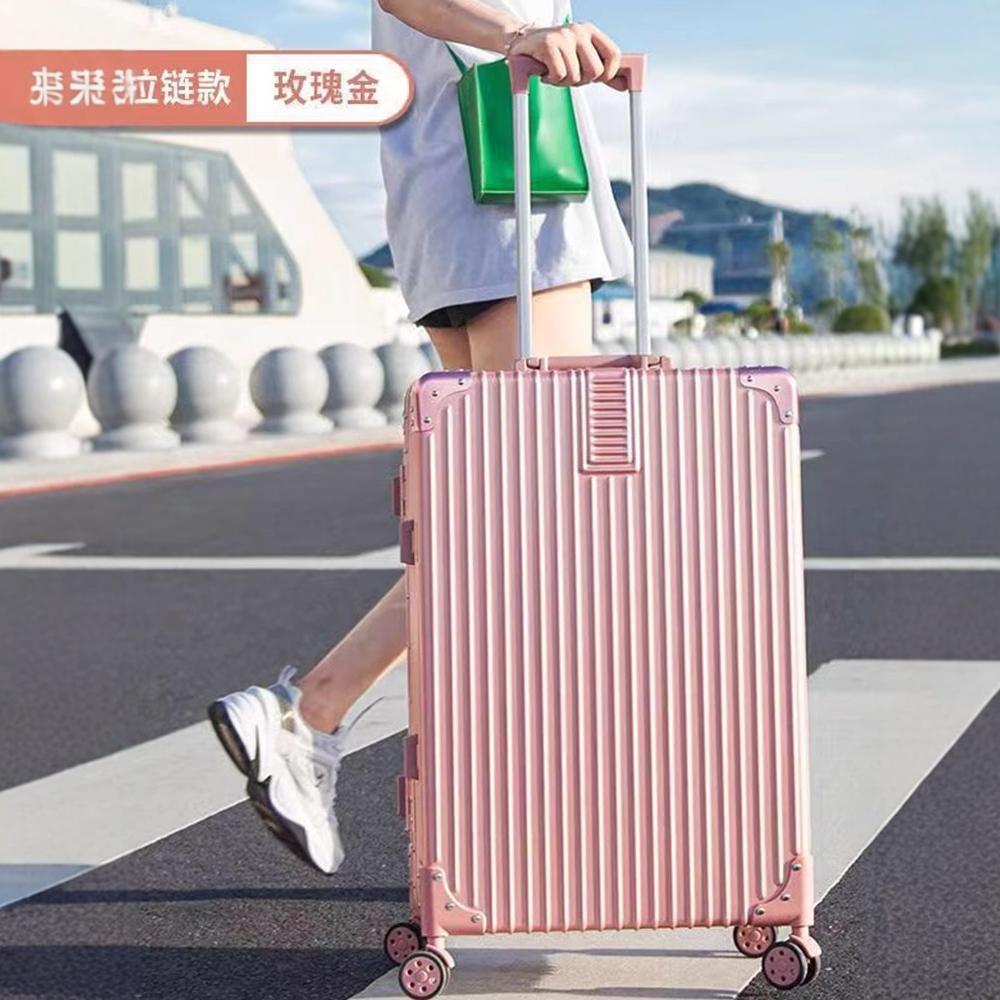 女生网红复古20寸小型拉杆行李箱 24 寸学生万向轮短途差旅旅行箱图片