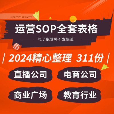 电商餐饮旅游健身美容养生美妆奶茶行业商场私域社群运营SOP表格