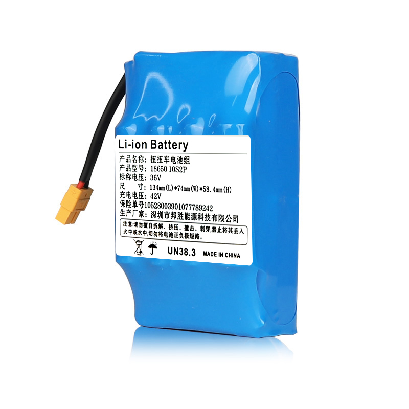 平衡车电瓶锂电池组36v配件42v双轮扭扭车60Qv美尚阿尔郎通用电动